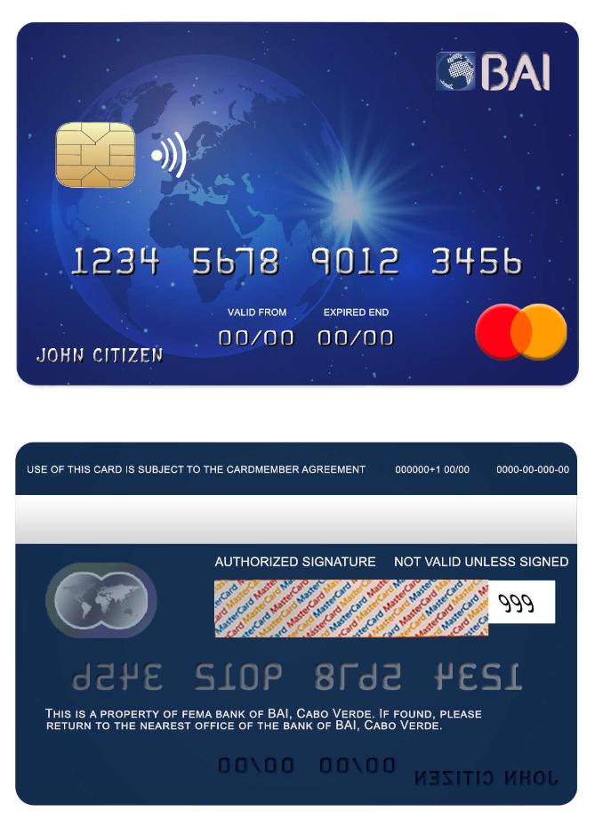 Cabo Verde BAI  bank mastercard